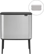 Brabantia bo touch bin prullenbak - 36 liter - 1 vak - matt steel fingerprint proof