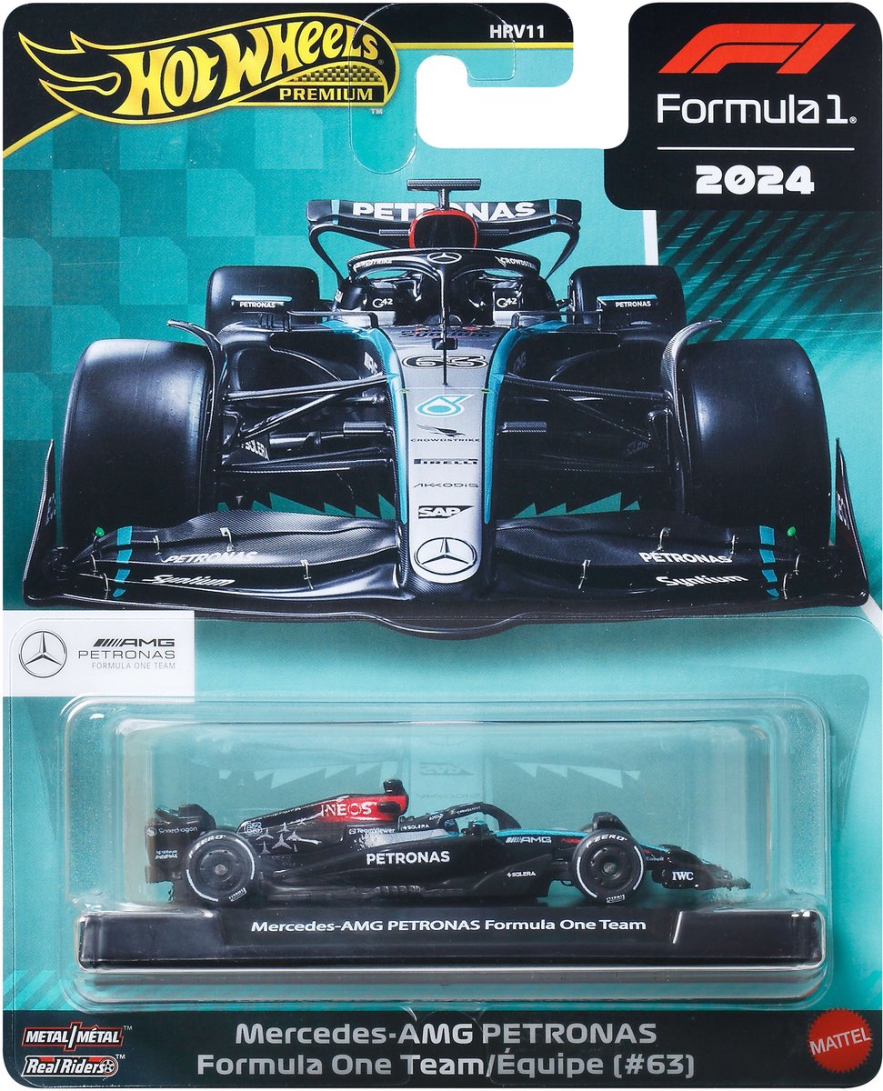 Hot Wheels George Russell Mercedes-Benz Formel 1 Rennwagen 1:64