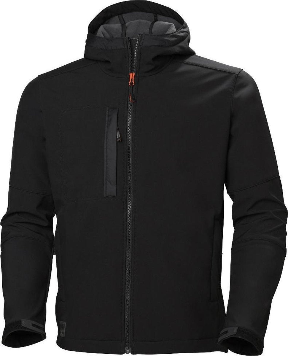 Helly Hansen Kensington Softshell mit Kapuze 74230 – Herren – Schwarz – L
