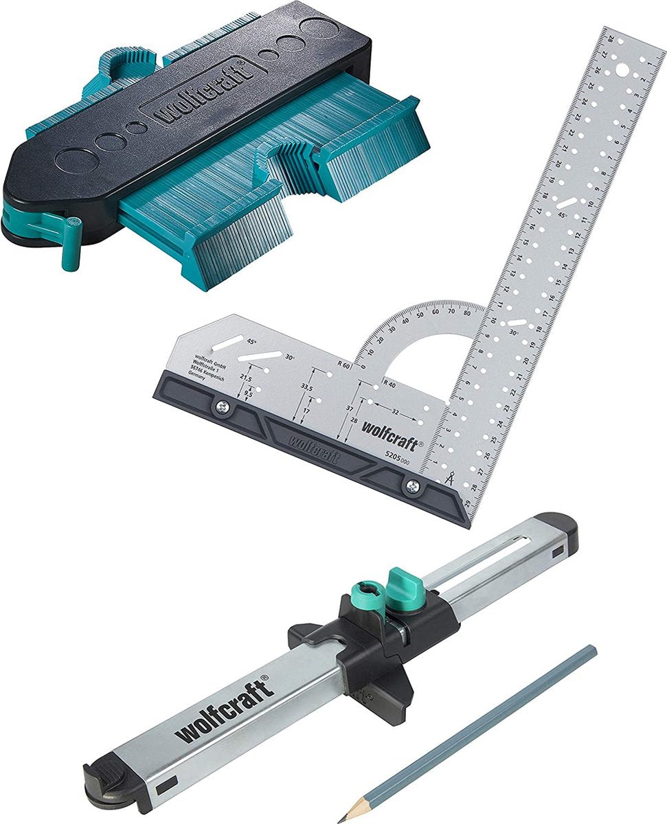 Wolfcraft -Werkzeugset für Laminat- und Designböden