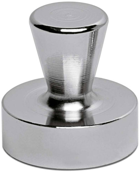Maul Magnet Neodym - Kegel - Silber - Metall - 2 Stück - ø 3,2 x 3,3 cm