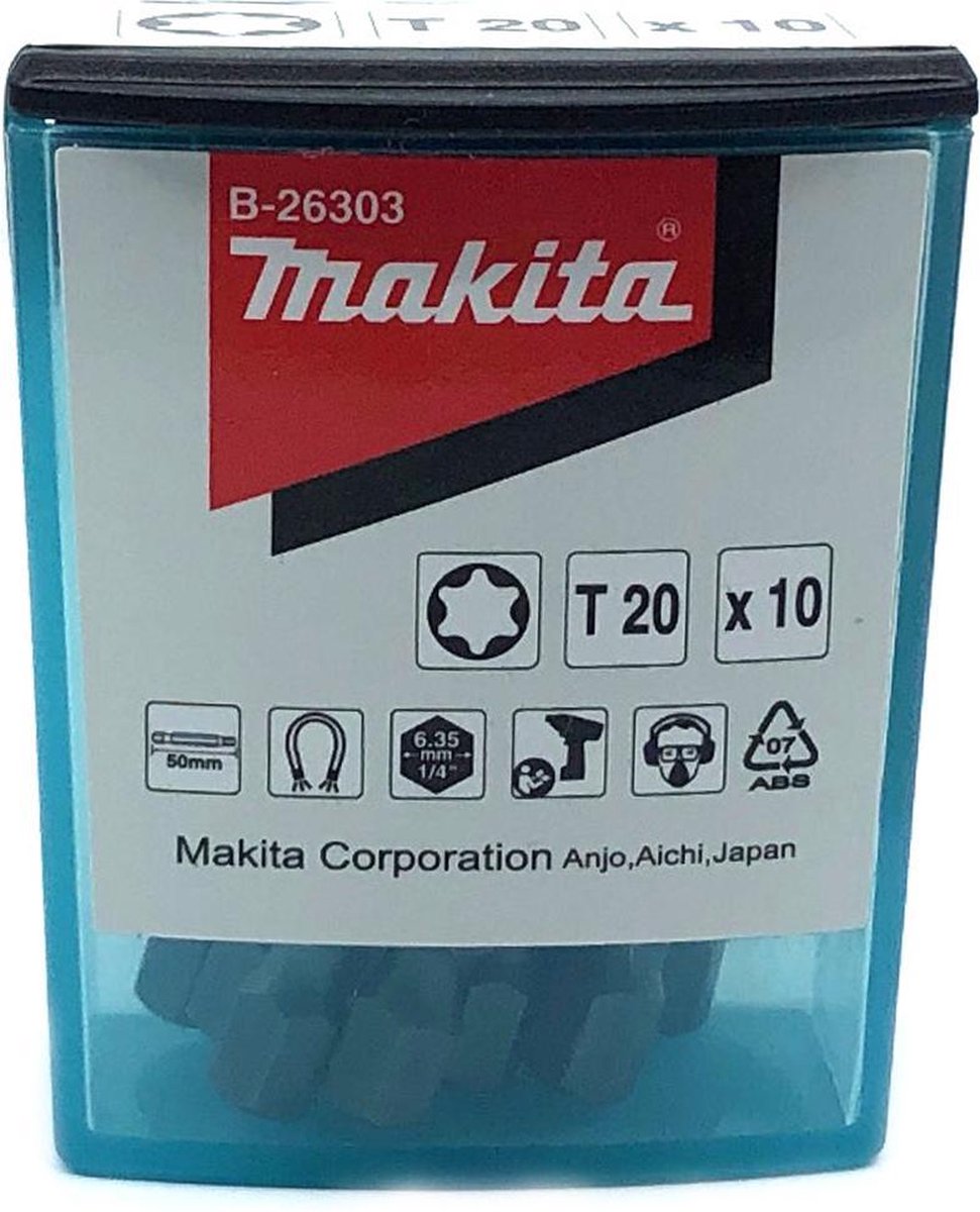 Makita b-26303 Bit-Set 10x T1 (Torx)