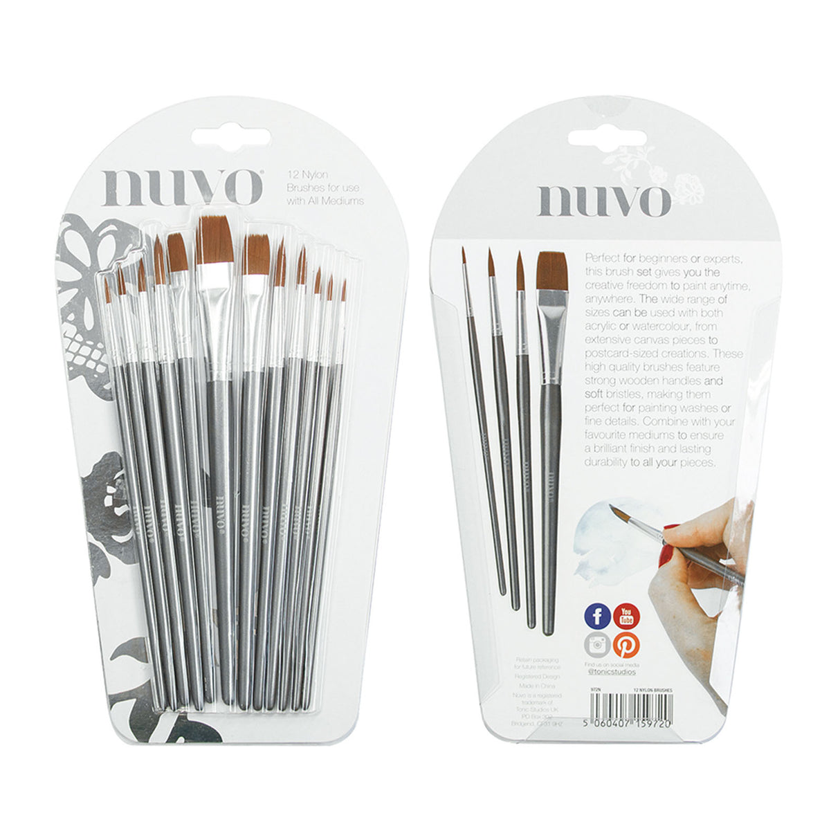 Nuvo von Tonic Studios Nuvo • Pinselset 12tlg