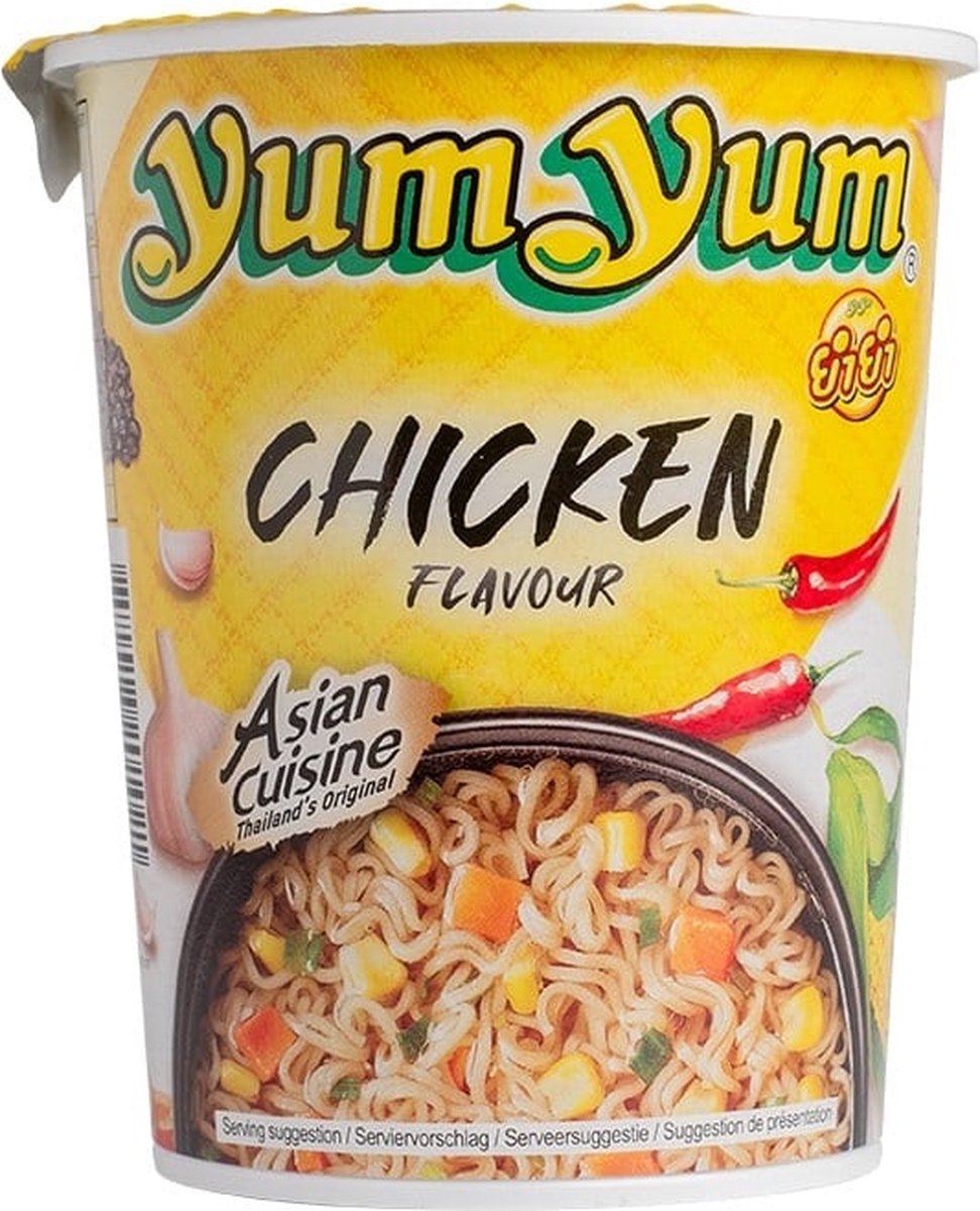 Lecker Hühnernudel-Suppenbecher 12x