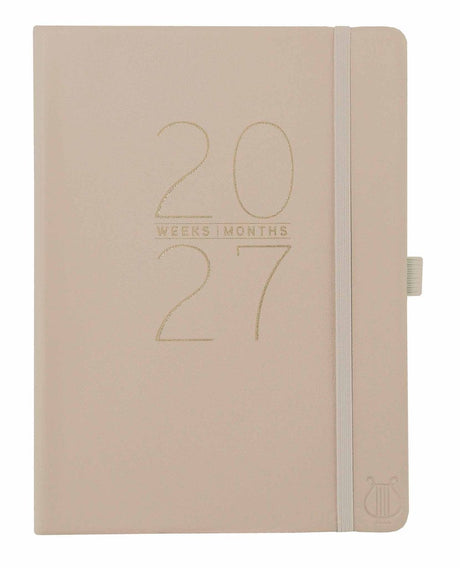 Agenda 2027 volwassenen – a5 18-maanden agenda – classic grey agenda s 2026-2027 – weekplanner