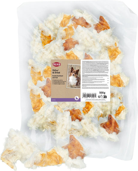 Trixie - Kaninchenfell mit Fell - 500 gr