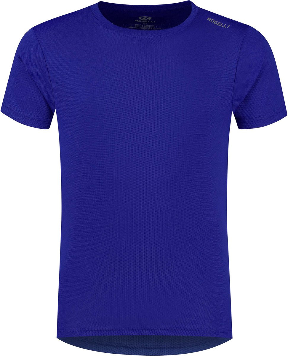 Rogelli promo hardloopshirt heren - korte mouwen - blauw - l