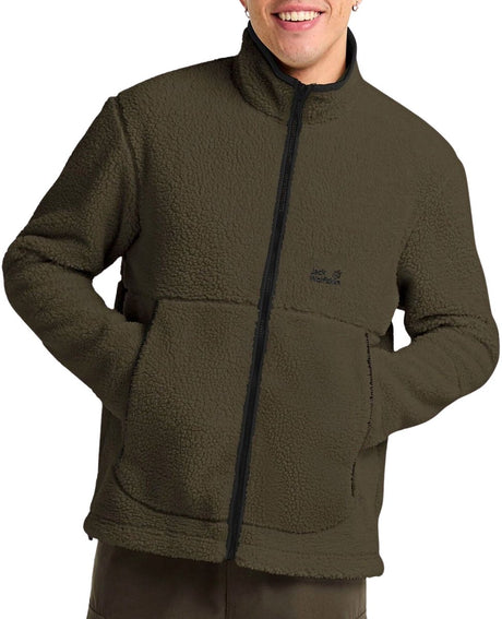 Jack wolfskin stone lite fleecejack heren - maat l