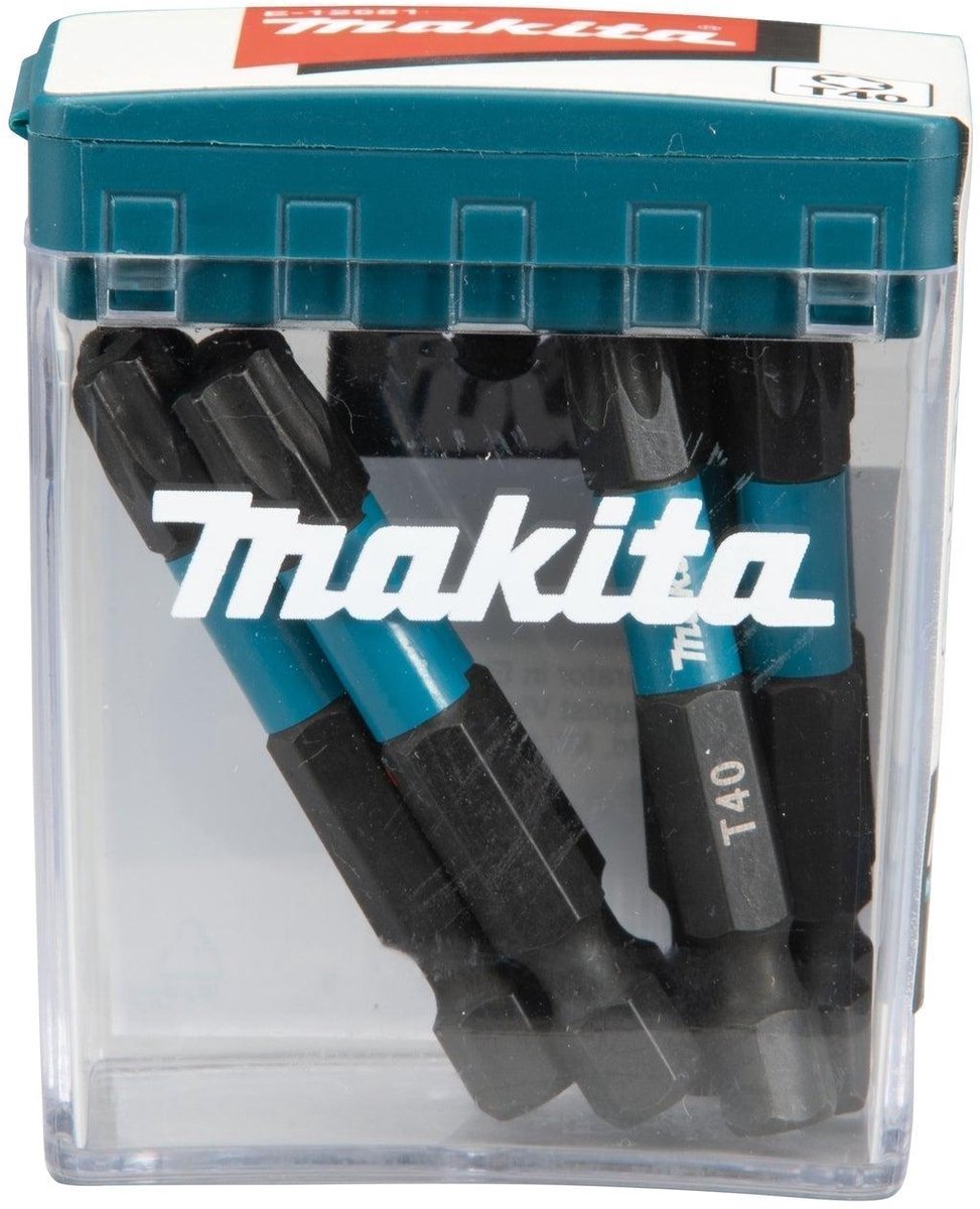 Imp Makita Zubehör E-12681 Schlagschrauber-Bit | t40x50mm | x actblack | 10 Stück - e-12681