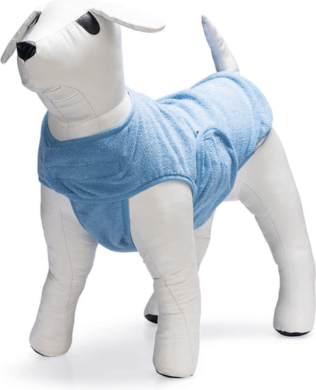 Beeztees Aras - Hundebademantel - Blau - 56 cm XL