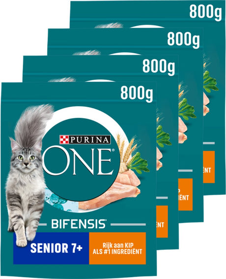 Purina one purina® one® senior - Katzenfutter - Huhn Vollkorn - 4 x 800 g