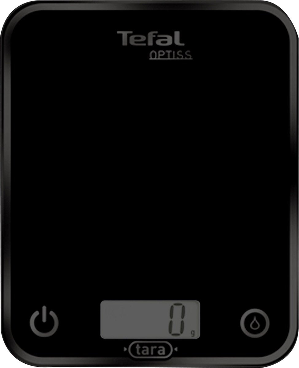 Tefal optiss bc5000 digitale keukenweegschaal - zwart