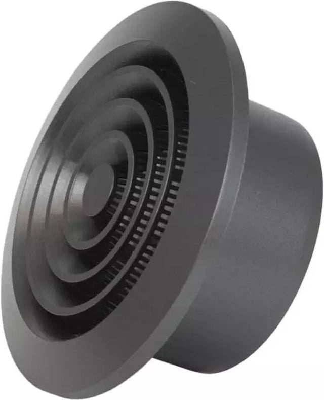 Europlast rond ventilatierooster grill ø100 mm antraciet - nga100a