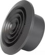 Europlast rond ventilatierooster grill ø100 mm antraciet - nga100a