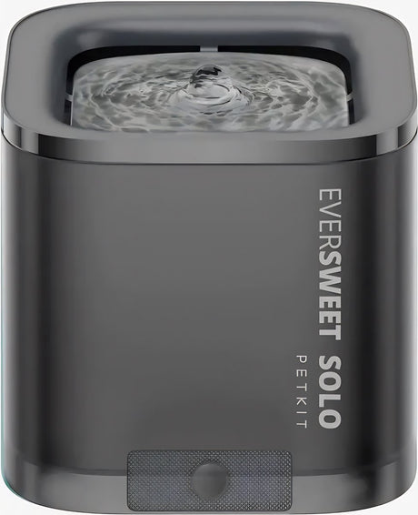 Petkit - Eversweet Solo Se Brunnen - Grau - 1,8l - Ultraleise - Automatischer Trinkbrunnen für Katze und Hund