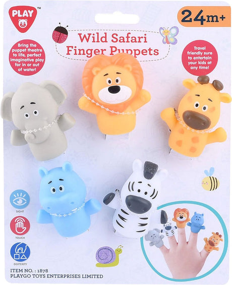 Playgo Fingerpuppen Wilde Safari - 5 Stk.