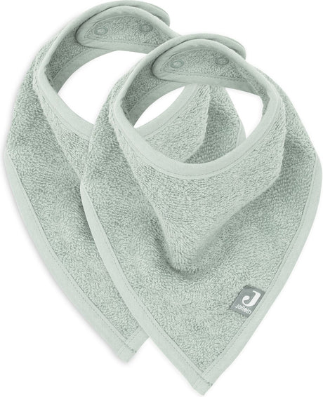 Jollein lätzchen bandana - ash green - 2 stück