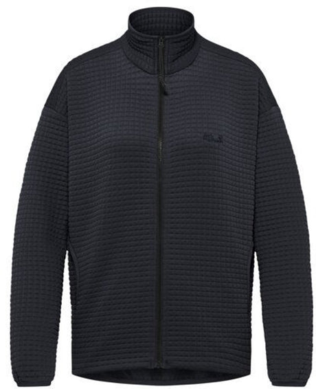 Jack Wolfskin Mogari Fleecejacke Damen – Damen-Fleecejacke mit langem Reißverschluss – Dark Navy Dark Navy