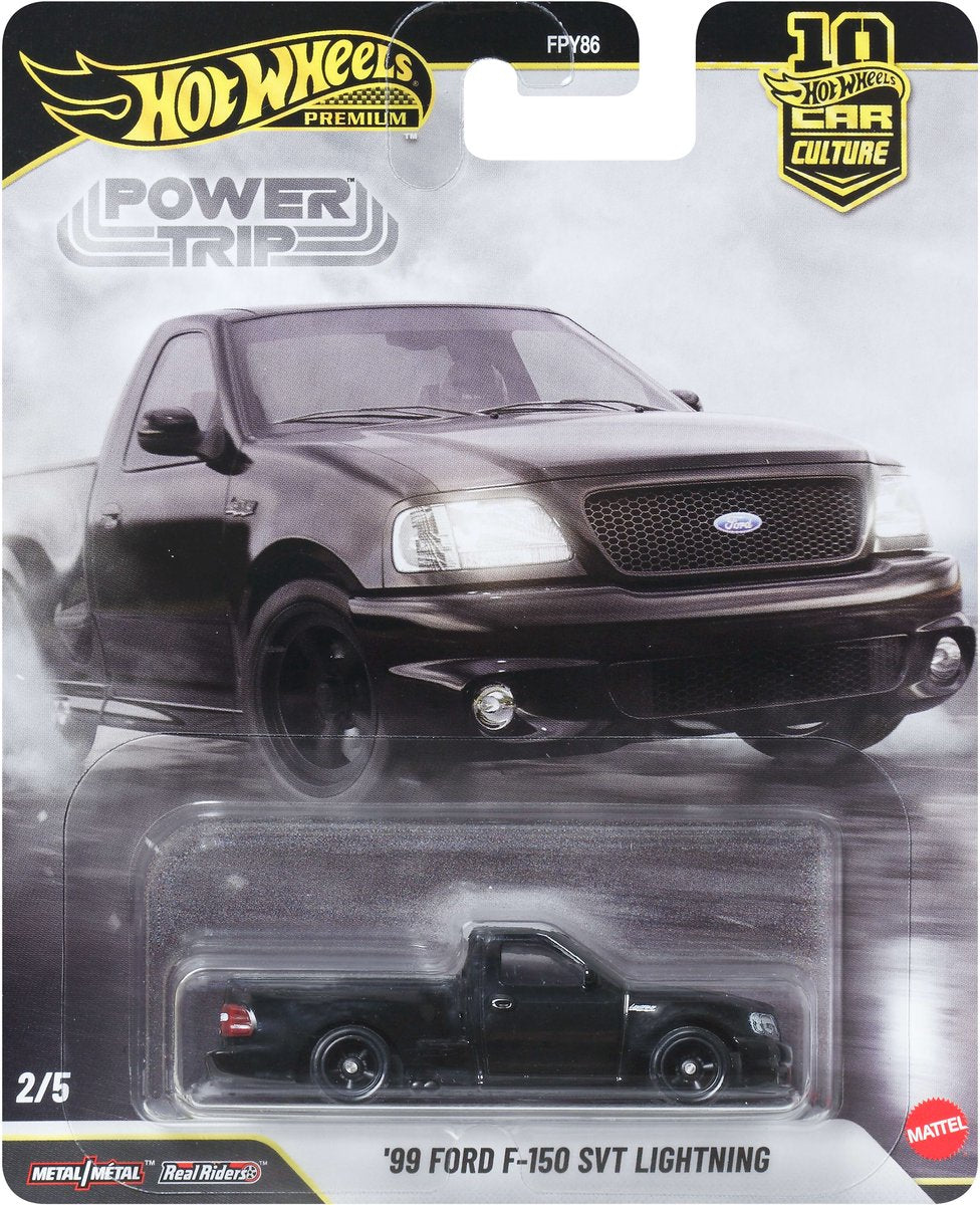 Hot Wheels JKF33 – Power Trip – '99 Ford F-150 SVT Lightning