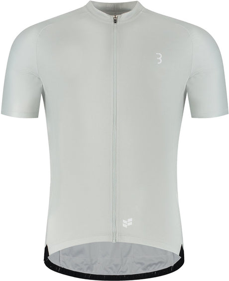 Bbb Cycling Comfortfit R - nachhaltiges Radsportshirt Herren Kurzarm - 15-25 °C - atmungsaktives MTB- und Radsportshirt - 3 Rückentaschen - Hellgrau xxl
