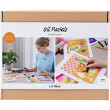 Creativ Company Starter-Hobby-Set Ölpastell, verschiedene Farben, 1 Box