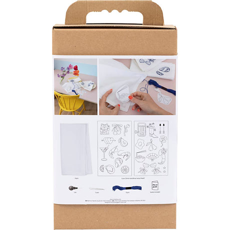 Kreativunternehmen https: www.cchobby.nl hobbyset-embroidery-napkins-off-white-1-doos