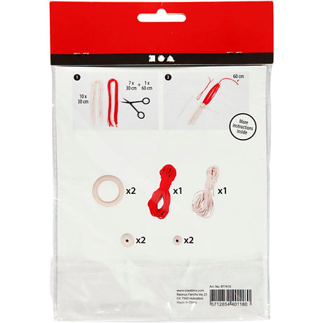 Kreativunternehmen https: www.cchobby.nl creative-mini-kit-macrame-elf-h-14-cm-1-doos