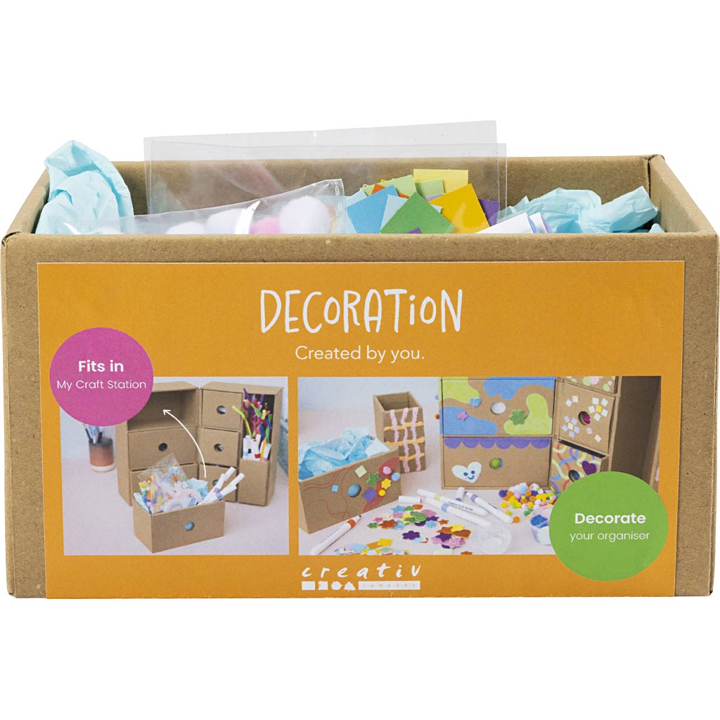 Creativ Company My Craft Station Dekoration, verschiedene Farben, 1 Box