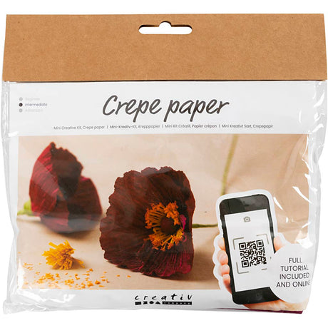 Creativ Company Mini Hobbyset Crepepapier Poppies