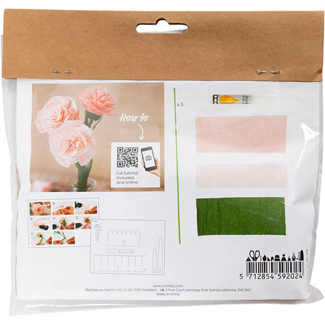Creativ Company Mini Hobbyset Crepepapier Nelken