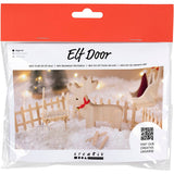 Creativ Company Mini-Hobby-Set Zwergtür, Rentier, 1 Box
