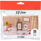 Creativ Company Mini-Hobby-Set Wichteltür, im Aufbau, 1 Karton