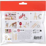 Creativ Company Mini-Hobby-Set Wichteltür, im Aufbau, 1 Karton