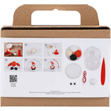 Creativ Company Mini-Hobby-Set Modellieren, Weihnachtsmann, rot und weiß, 1 Box