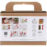 Creativ Company Mini-Hobby-Set Weihnachtskugeln, Zeichnung, 1 Box