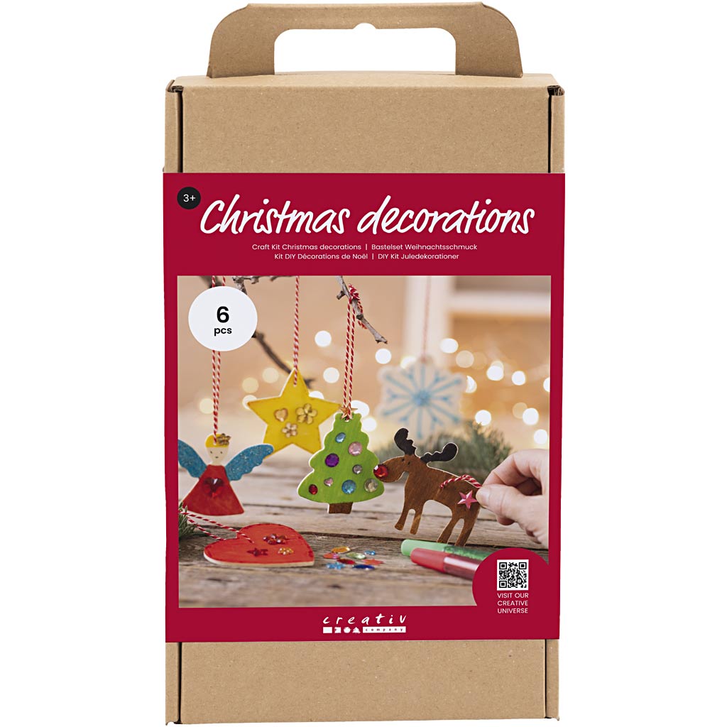 Creativ Company Hobby-Set Weihnachtsdekoration, Farben, 1 Box