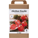 Creativ Company Hobby-Set Weihnachtskugeln, Marmor, 1 Box