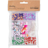 Creativ Company Kreativbox Schmuck, Candy Mix, ca. Über 1600 Teile, Pastellfarben, 1 Box