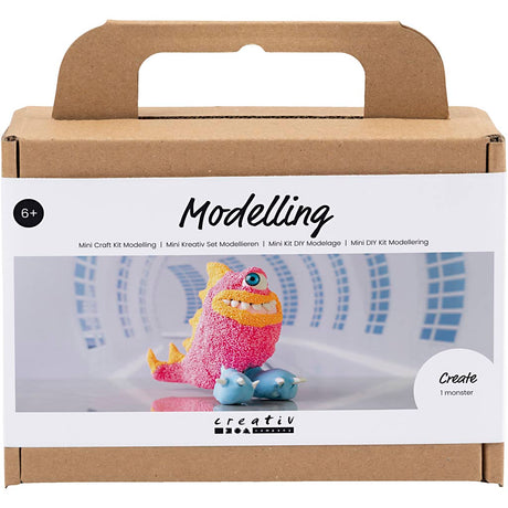 Kreativunternehmen https: www.cchobby.nl mini-hobbyset-boetseren-monster-freddy-neon-roze-1-doos