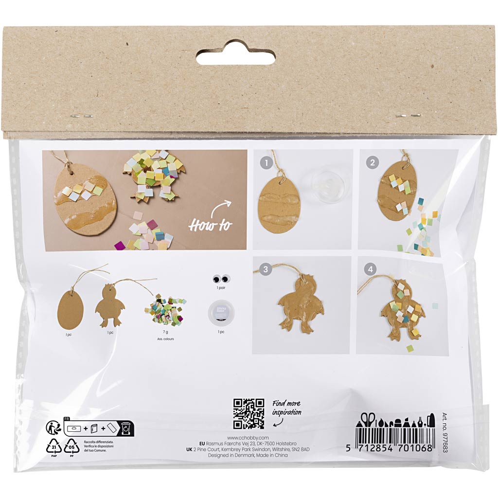 Https: www.cchobby.nl mini-hobbyset-decoration-egg-and-chicken-black-brown-white-various-colors-1-box