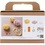 Creativ Company Mini-Hobby-Set Pompon, Küken, verschiedene Farben, 1 Box