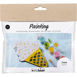 Creativ Company Mini-Hobby-Set Malen, Eistüte, verschiedene Farben, 1 Box