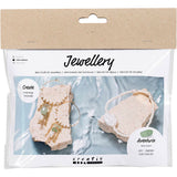 Creativ Company Mini-Hobby-Set Schmuck, Aventurin-Mix-Armband und Ohrringe, 1 Box
