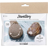 Creativ Company Mini-Hobby-Set Schmuck, Armband mit Bergkristall, 1 Box