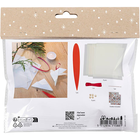 Https: www.cchobby.nl mini-hobbyset-origami-pigeons-stars-darkred-off-white-1-box
