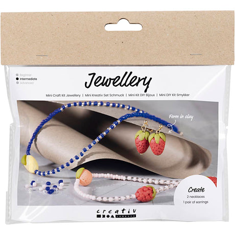 Kreativunternehmen https: www.cchobby.nl mini-hobbyset-jewelry-necklace-and-earrings-royal blue-1-box