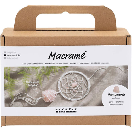 Kreativunternehmen https: www.cchobby.nl mini-hobbyset-macrame-dreamcatcher-with-rose-quartz-light-pink-white-1-box
