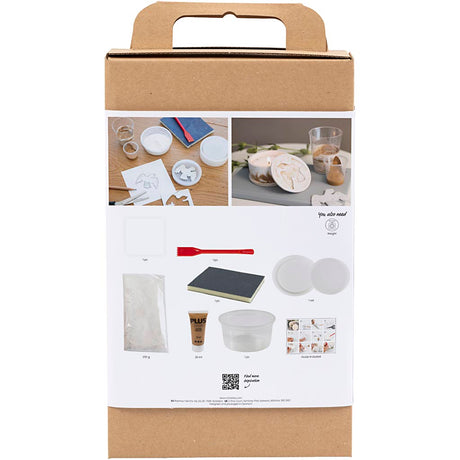 Kreativunternehmen https: www.cchobby.nl hobbyset-resin-casting-pot-with-lid-beige-off-white-1-box