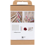 Kreativunternehmen https: www.cchobby.nl hobbyset-candles-decorating-decorated-pointed-candles-white-1-box