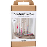 Kreativunternehmen https: www.cchobby.nl hobbyset-candles-decorating-decorated-pointed-candles-white-1-box